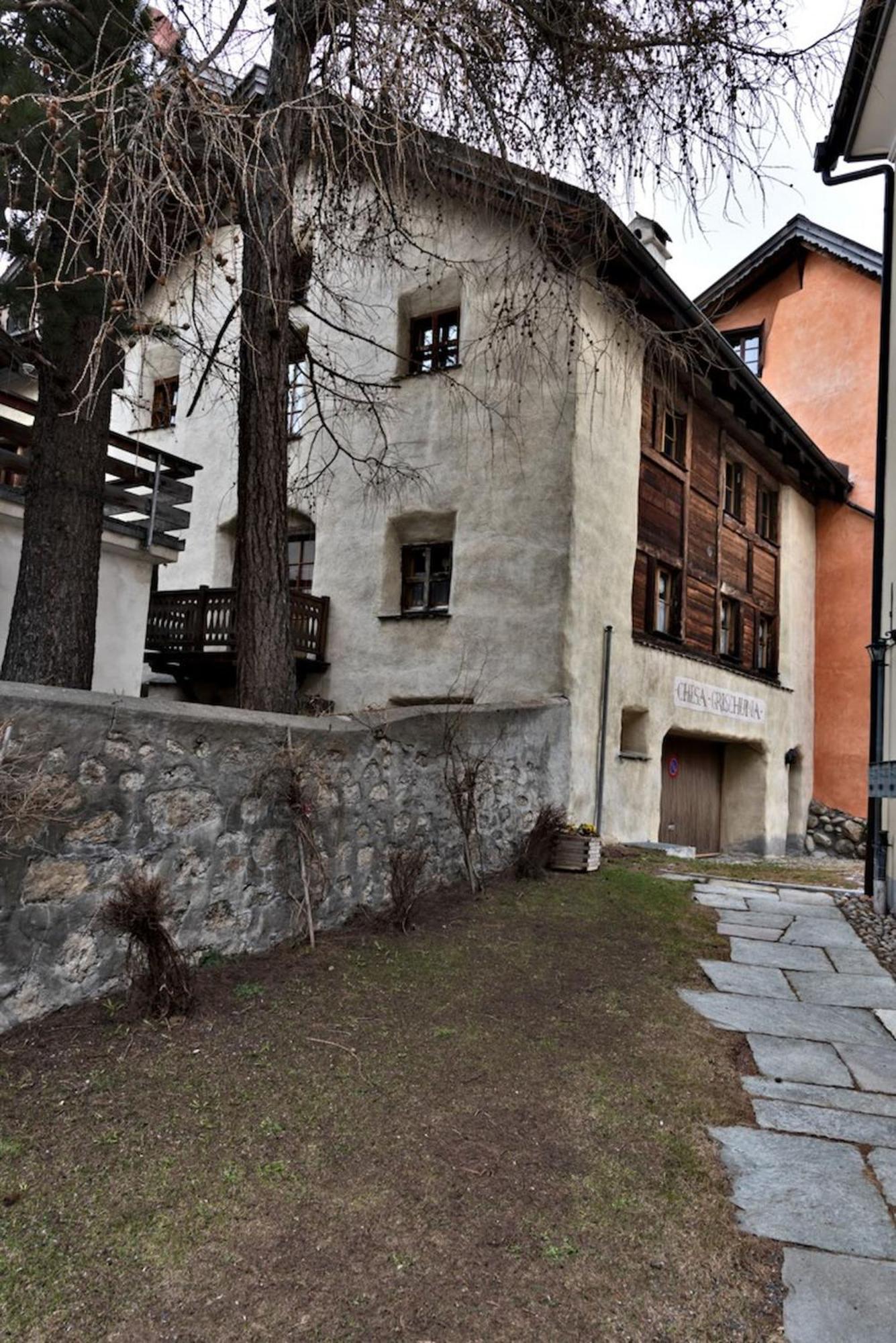 Chesa Grischuna - Madulain Buitenkant foto